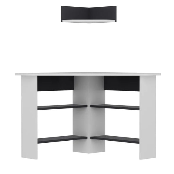 Sidra Corner Desk for Home Office White Corner Desks UK