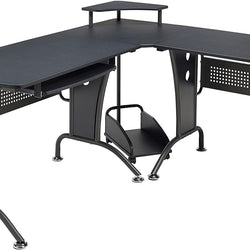 Orion Corner Desk - Graphite Black