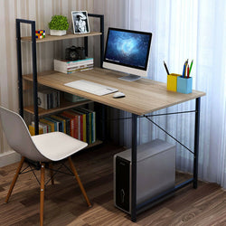 Telford Corner Desk for Home Office - Light Brown