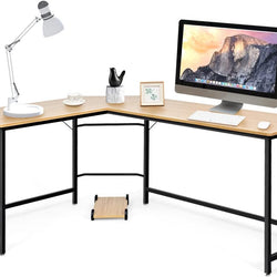 Emilia Corner Desk - Natural