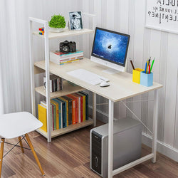 Telford Corner Desk for Home Office - White Maple