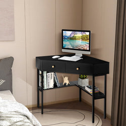 Eliott Corner Desk for Home Office – Black