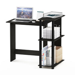 Etoile Corner Desk for Home Office – Espresso & Black