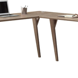 Ruth L-Shaped Home Office Desk - Light Oak