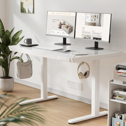 Ivana Computer Desk for Home Office - White
