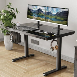 Ivana Computer Desk for Home Office - Black