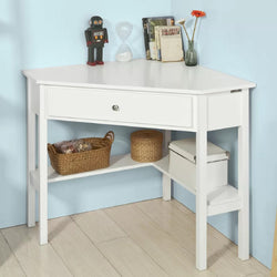 Havana Corner Desk for Home Office – White