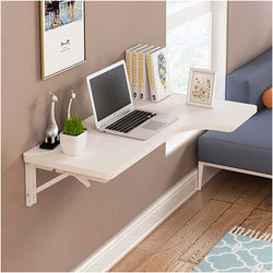 Taylor Wall Mount Corner Desk For Home Office - White