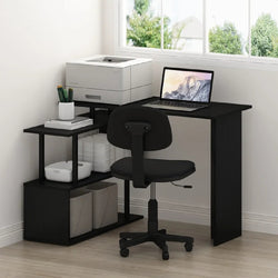 Haven L Shaped Corner Desk - Black