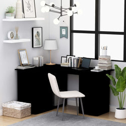  Kinslee L-Shaped Corner Desk for Home Office - Black