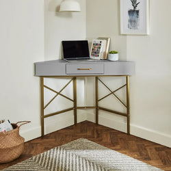 Sero Corner Desk for Home Office – Grey