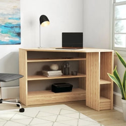 Dextyn Corner Desk for Home Office – Oak