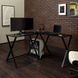 Vespa Corner Desk - Black