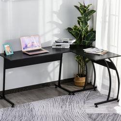 Amani L Shaped Corner Desk - White