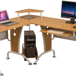 Regent Corner Desk For Gaming - Oak
