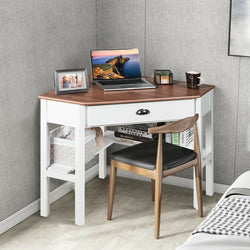 Noah Corner Desk - White