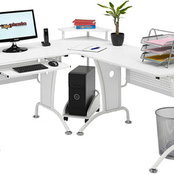 Regent Corner Desk For Gaming - White