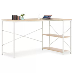 Avira L-Shaped Corner Desk for Home Office - White