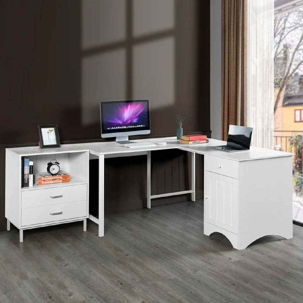 Jovan L Shaped Corner Desk White Corner Desks UK Corner Desks UK jovan-l-shaped-corner-desk-white-corner-desks-uk-corner-desks-uk